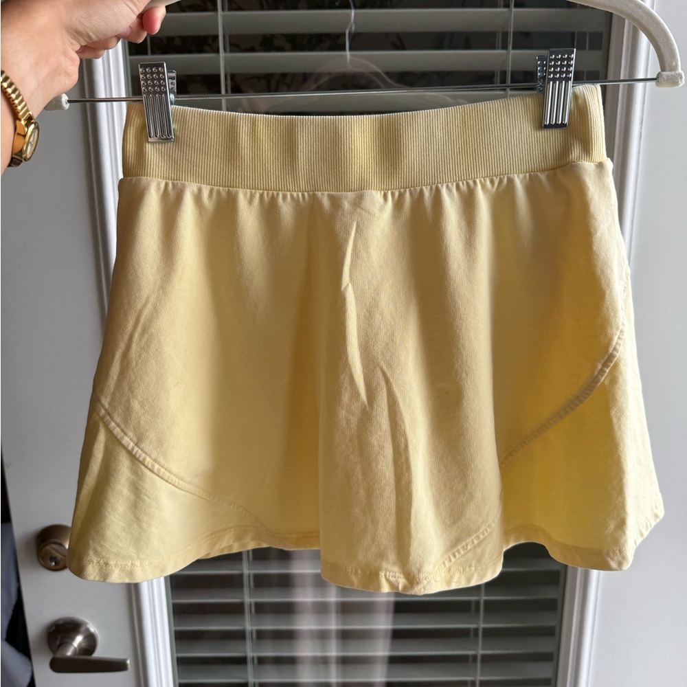 Yellow Mini Skirt
